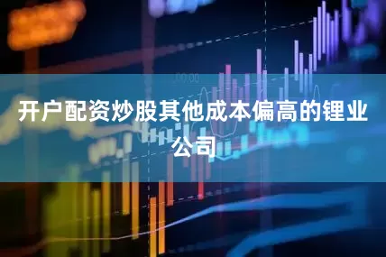 开户配资炒股其他成本偏高的锂业公司