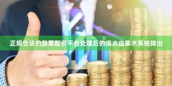 正规合法的股票配资平台处理后的清水由集水系统排出